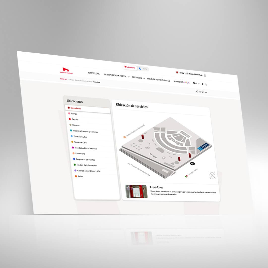 Auditorio Nacional — UX/UI and Development Strategy