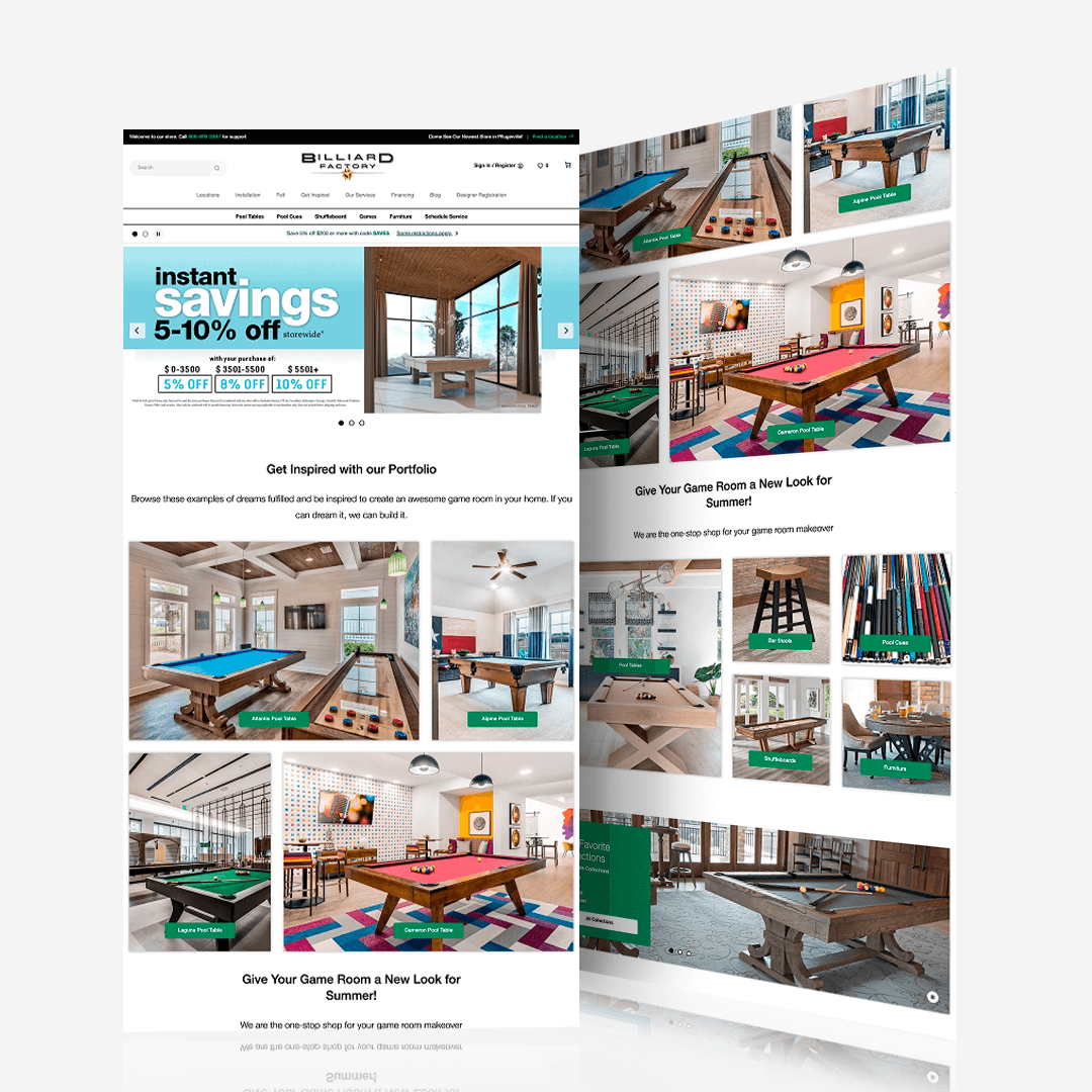 Billiard Factory - Feature 1